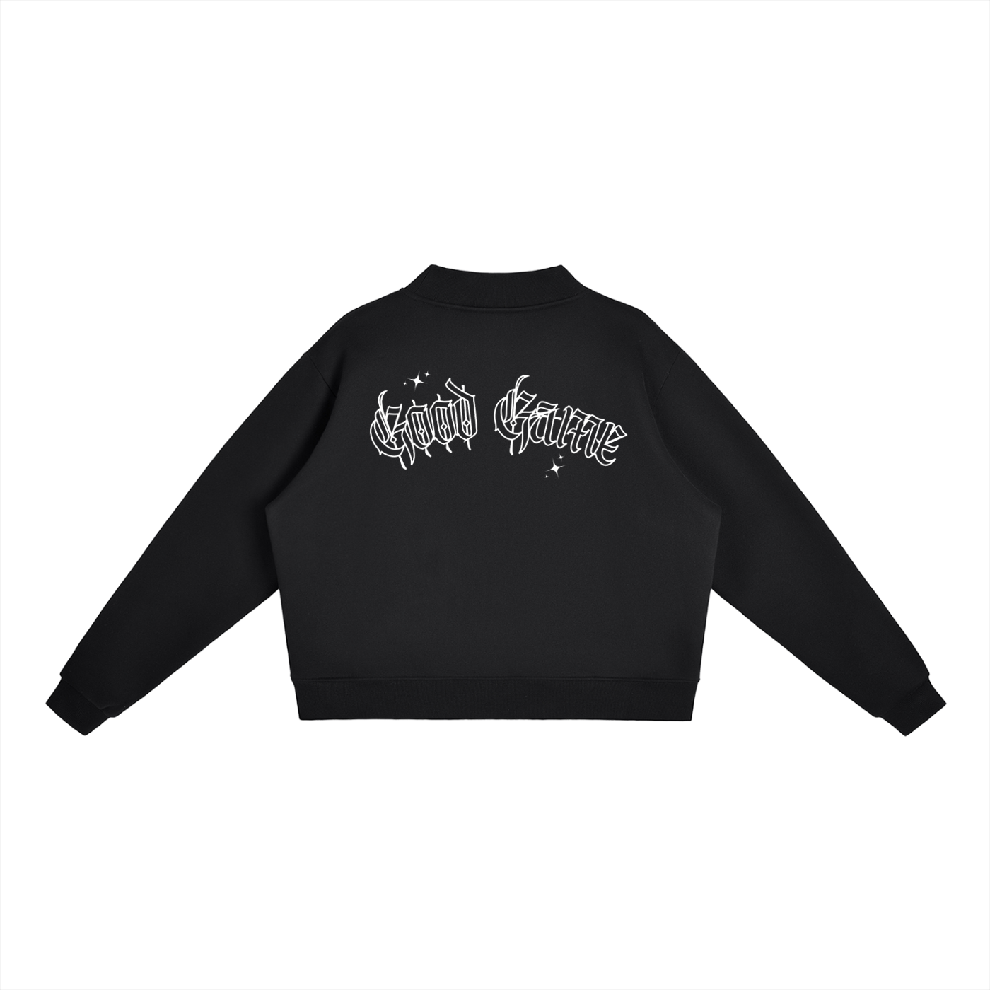 Essential Fleece Mock-Neck Crew Sweatshirt