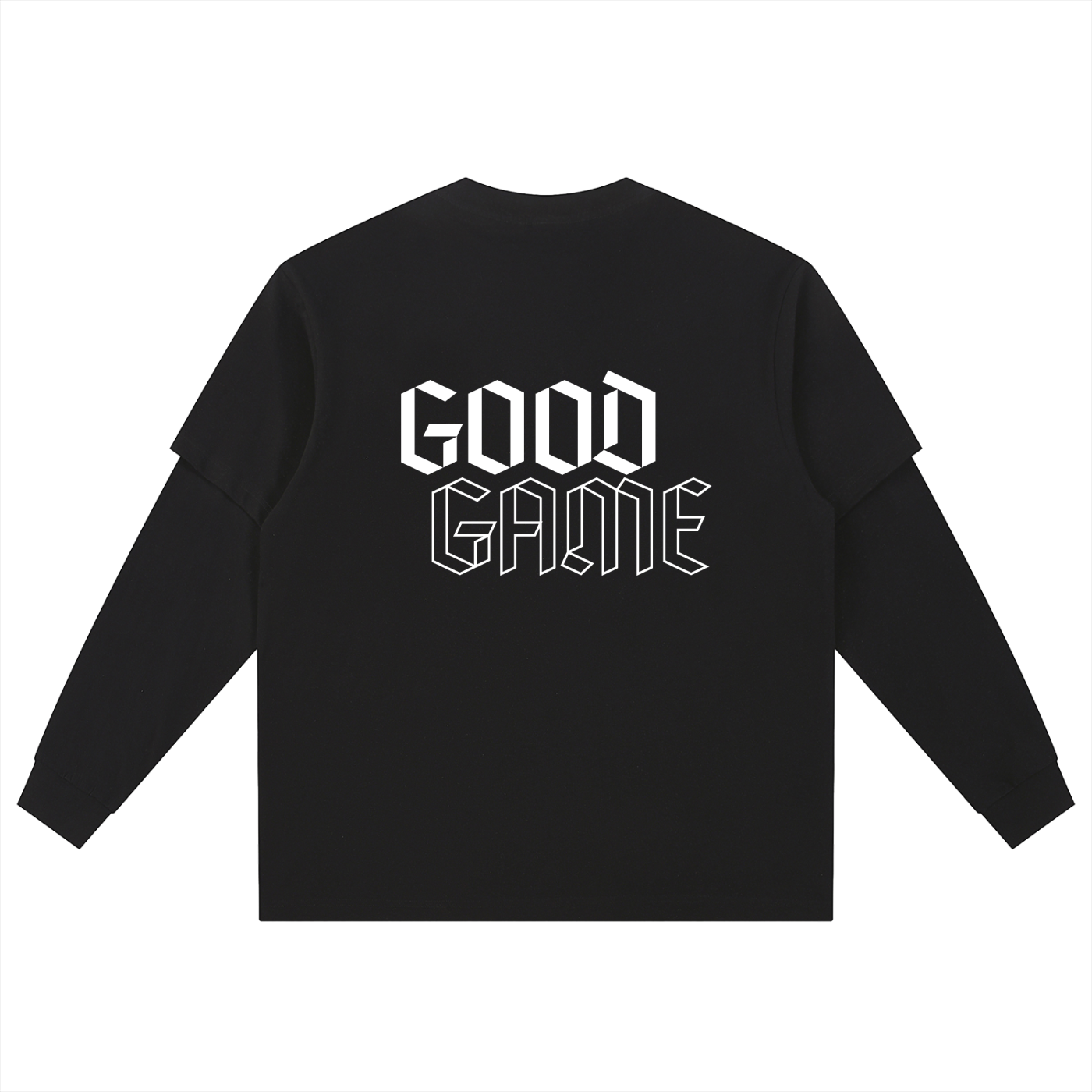 Layered Long Sleeve Oversized Tee