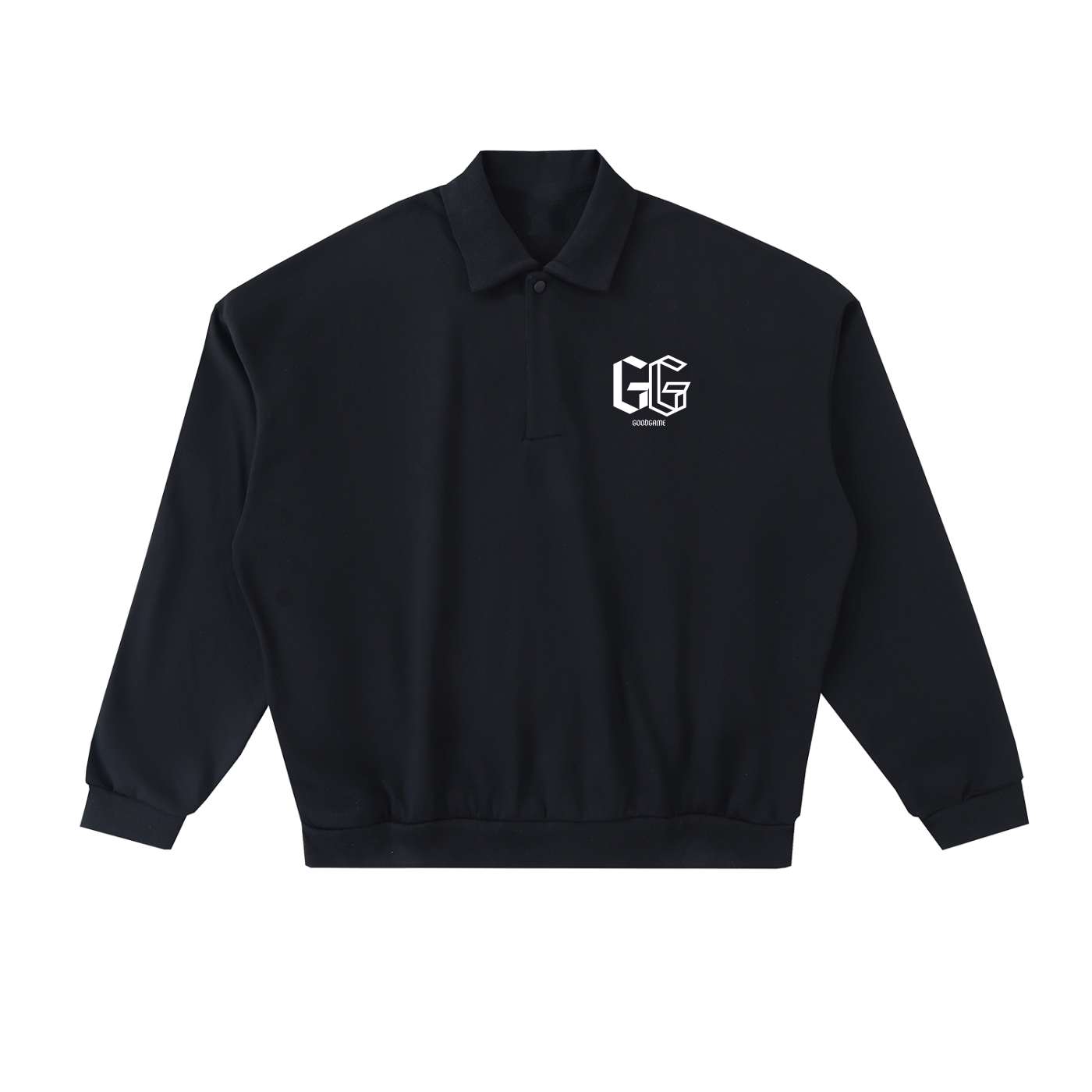 Heavyweight Fleece Polo Sweatshirt
