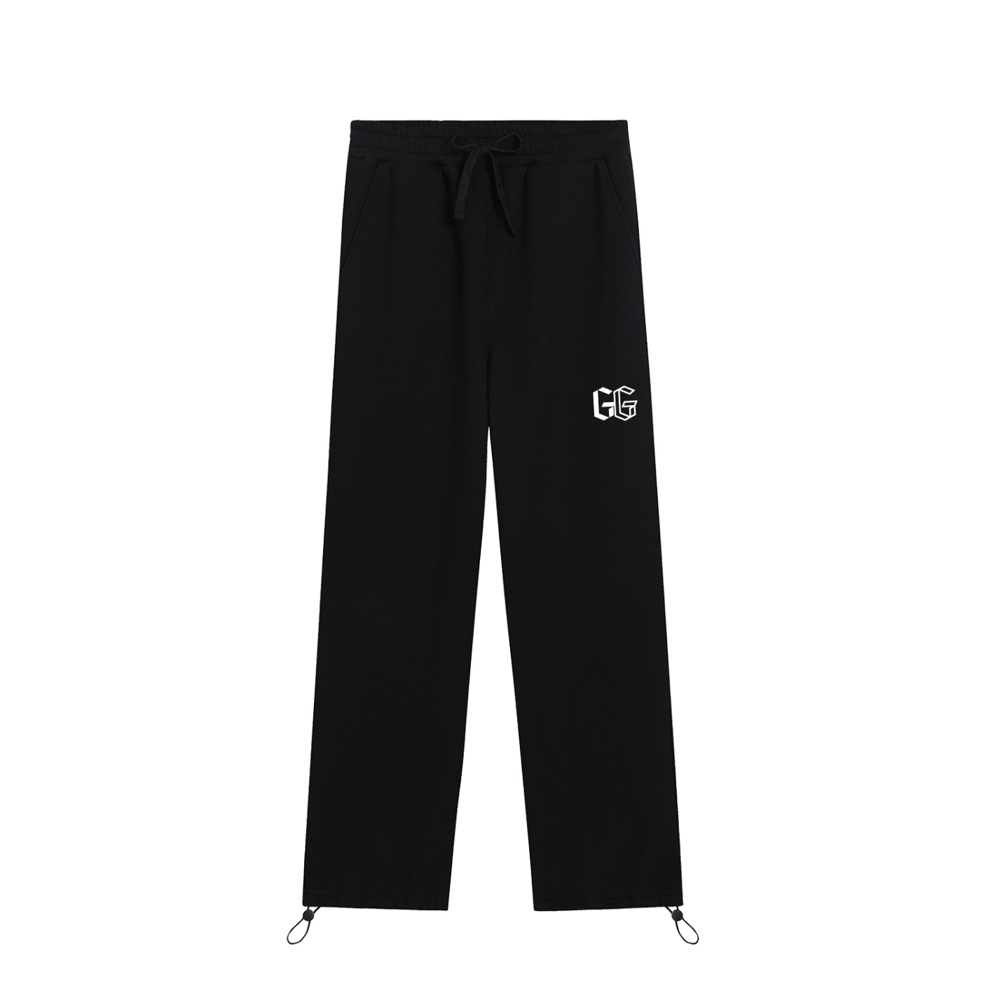 Essential Drawstring Straight-Leg Sweatpants