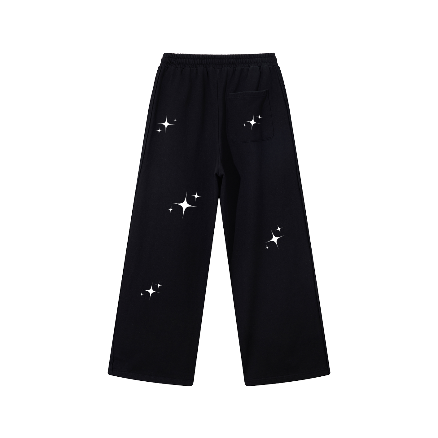 Contrast Tape Straight-Leg Sweatpants
