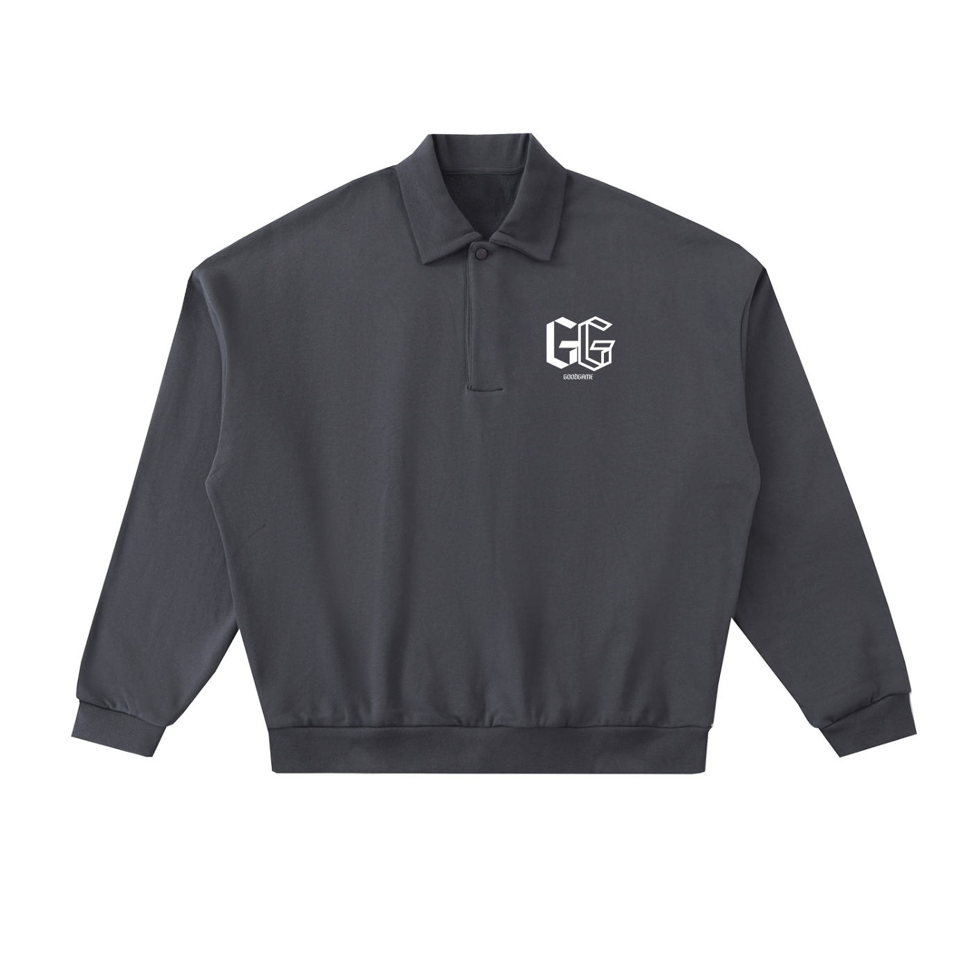 Heavyweight Fleece Polo Sweatshirt
