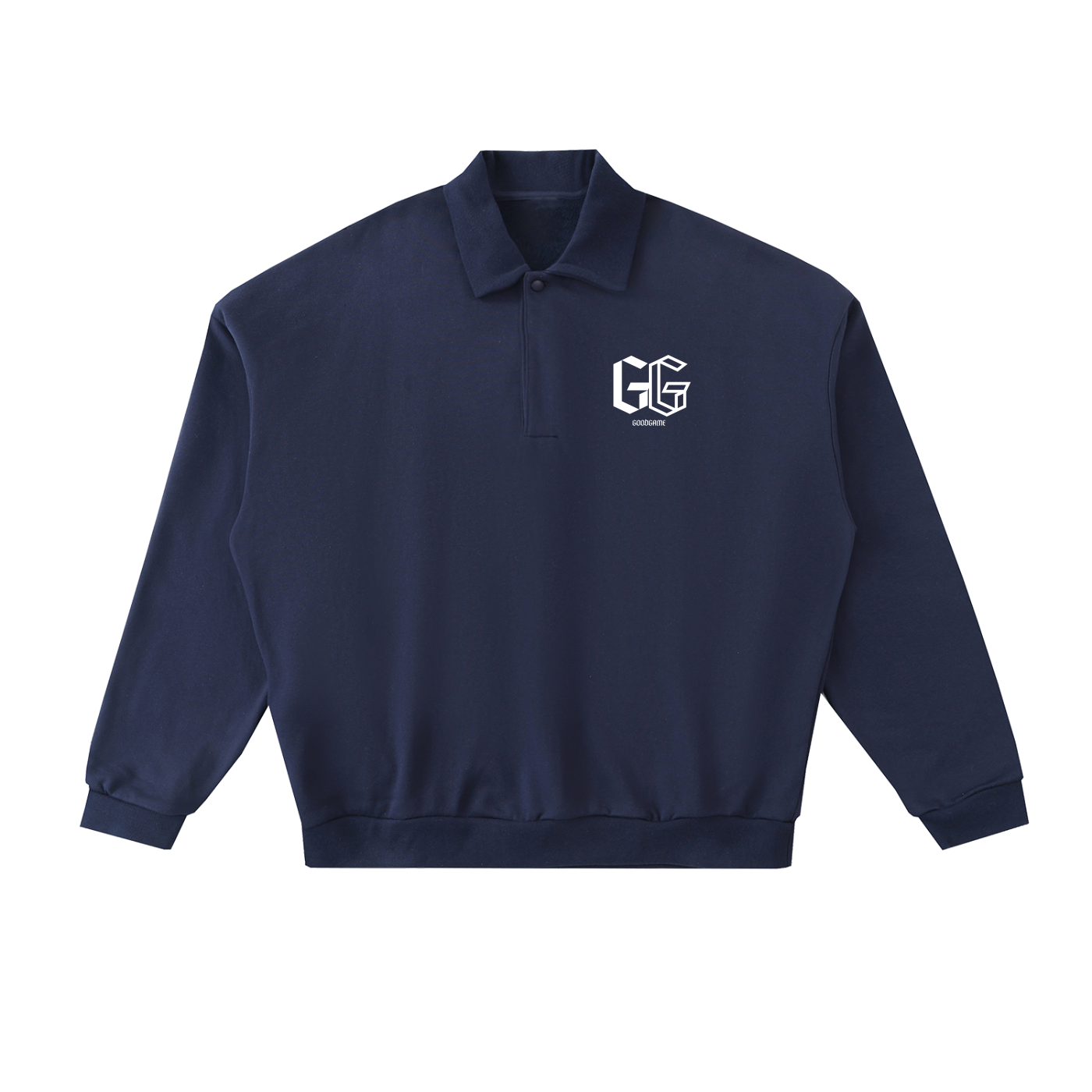 Heavyweight Fleece Polo Sweatshirt