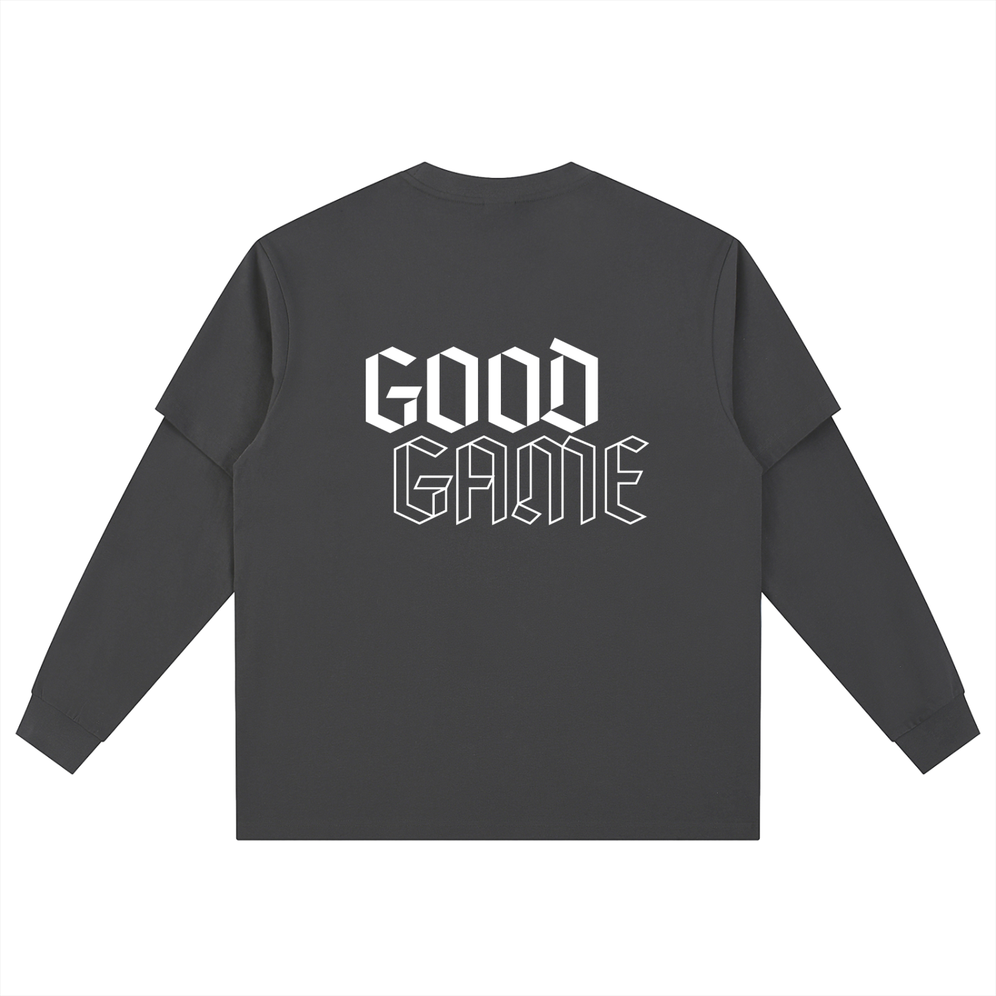 Layered Long Sleeve Oversized Tee