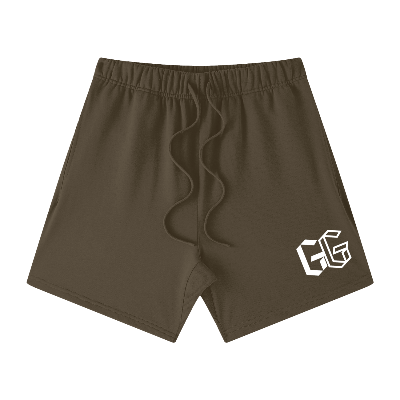 Unisex Earth Tone Loose Fit Cotton Shorts