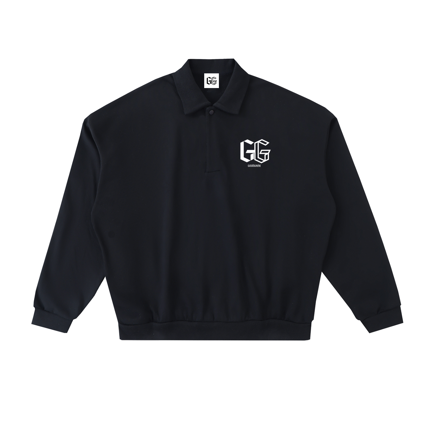 Heavyweight Fleece Polo Sweatshirt