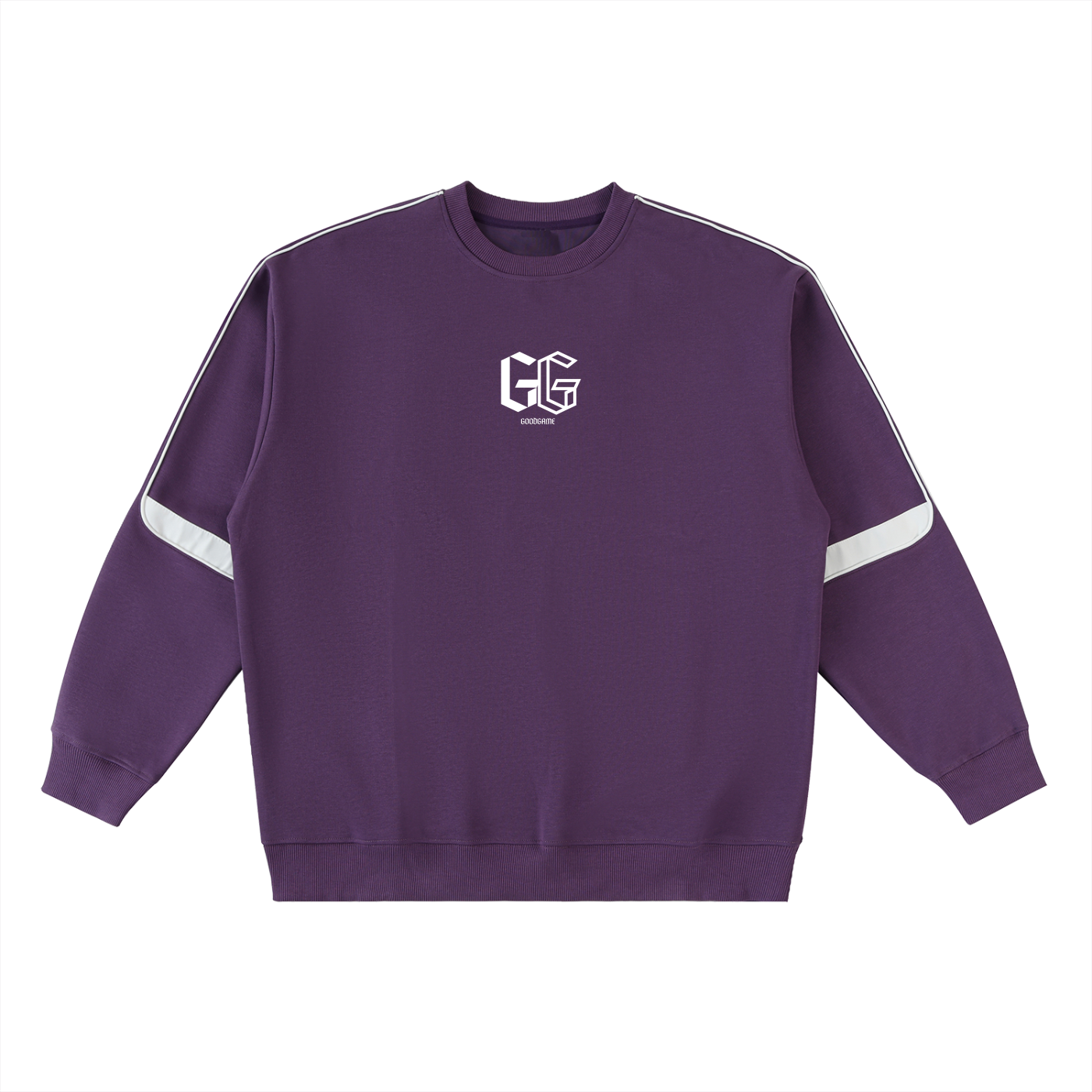 Oversized Crewneck Taped Sweatshirt